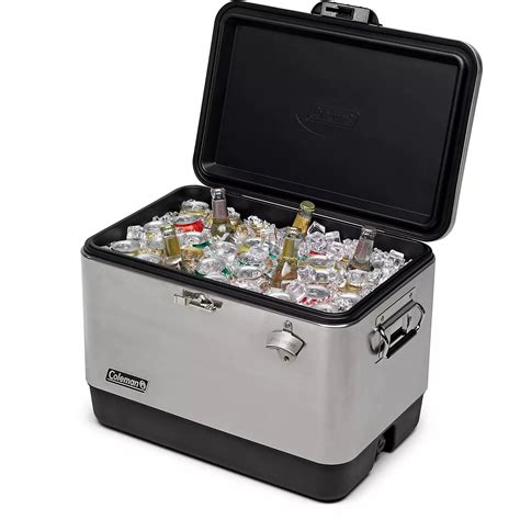 stainless steel cool box|stainless coleman cooler.